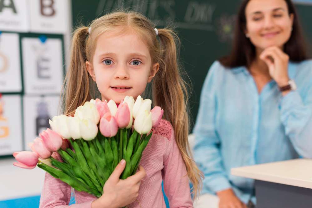 Envoyer des fleurs à un enseignant